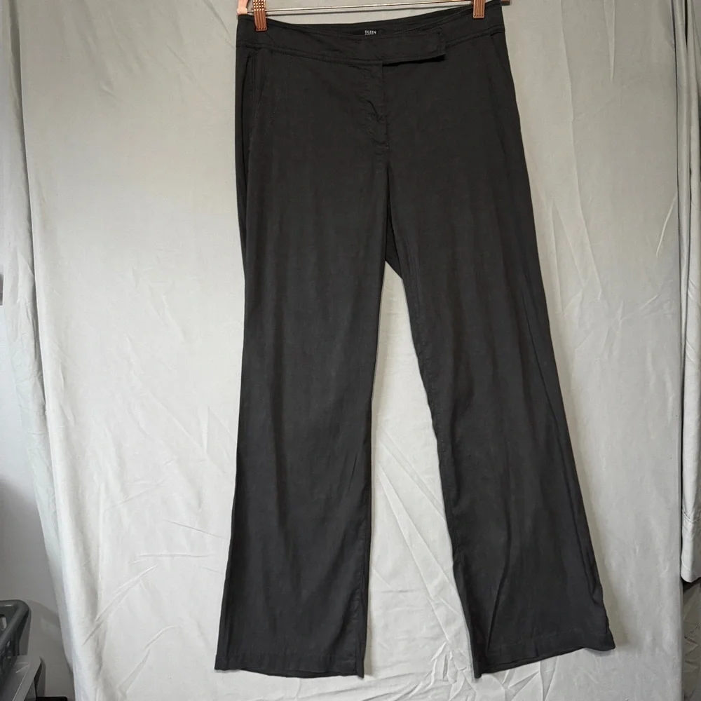 Eileen Fisher Womens Size 8 Dress Pants Grey Business Work Office Corporate - Picture 1 of 8